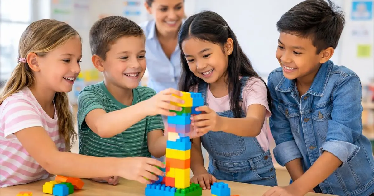 nstilling Positive Teamwork And Cooperation In Kid